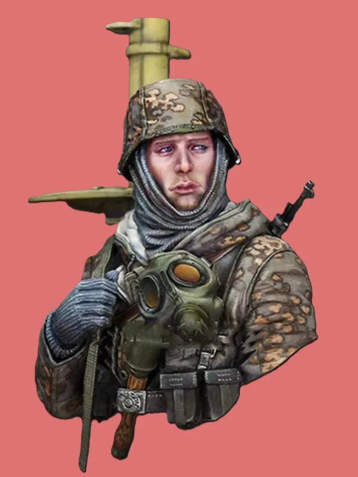 1/10 Modern Tactical Soldier, Resin Model Bust Kit, Unassembled and Unpainted