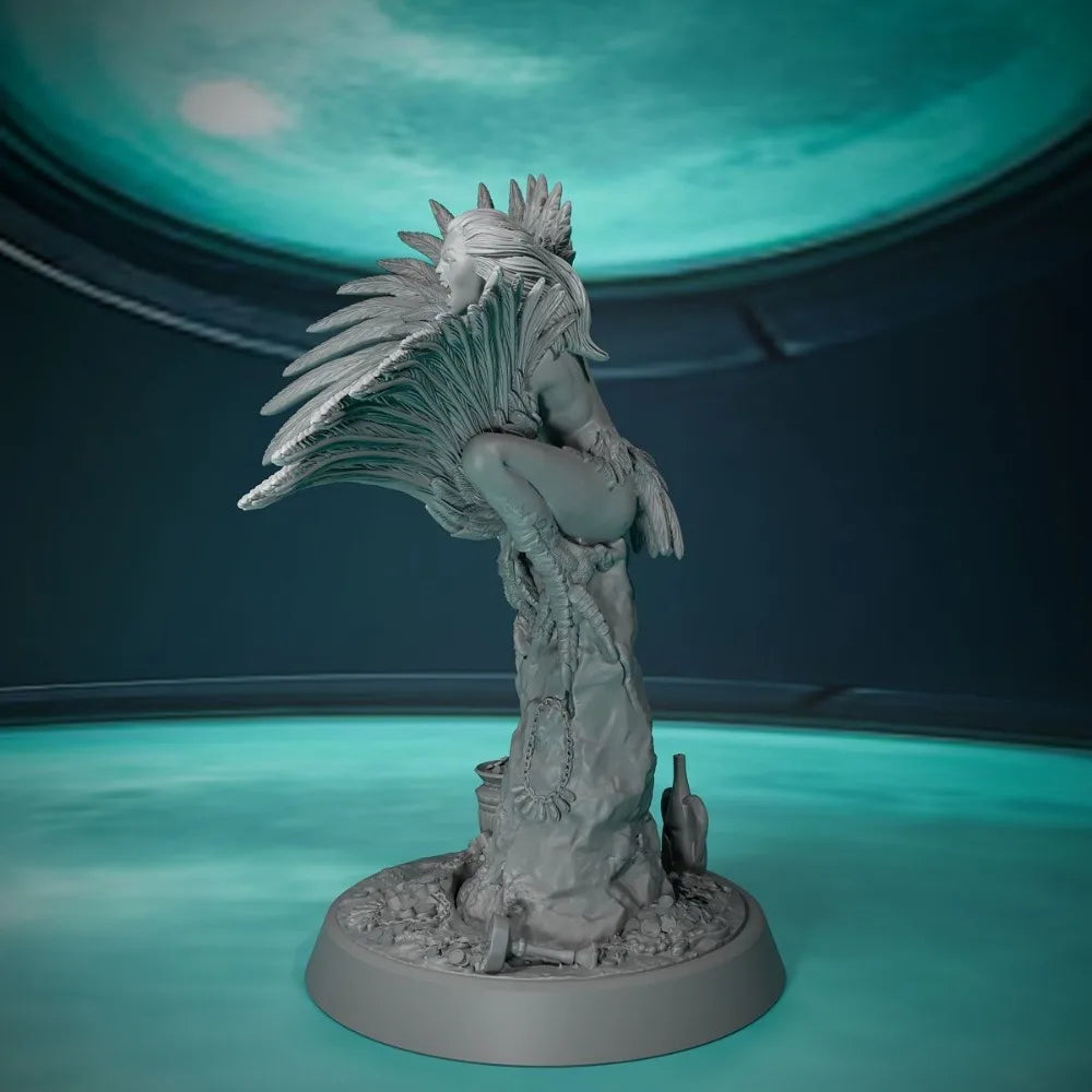 75mm Harpy, Resin Model Figure Kit, Fantasy Theme, Unassembled and Unpainted