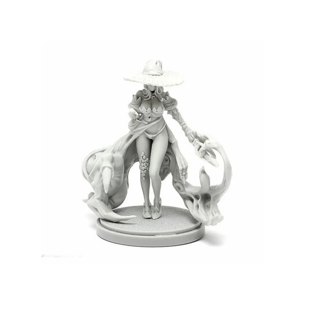 Dark Disciple Witch, Resin Model Figure Kit, Fantasy Theme, Unassembled and Unpainted
