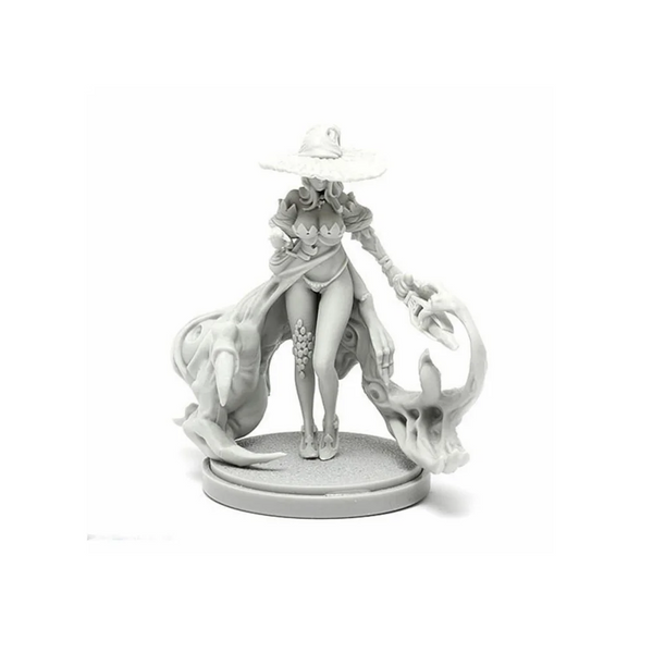 Dark Disciple Witch, Resin Model Figure Kit, Fantasy Theme, Unassembled and Unpainted