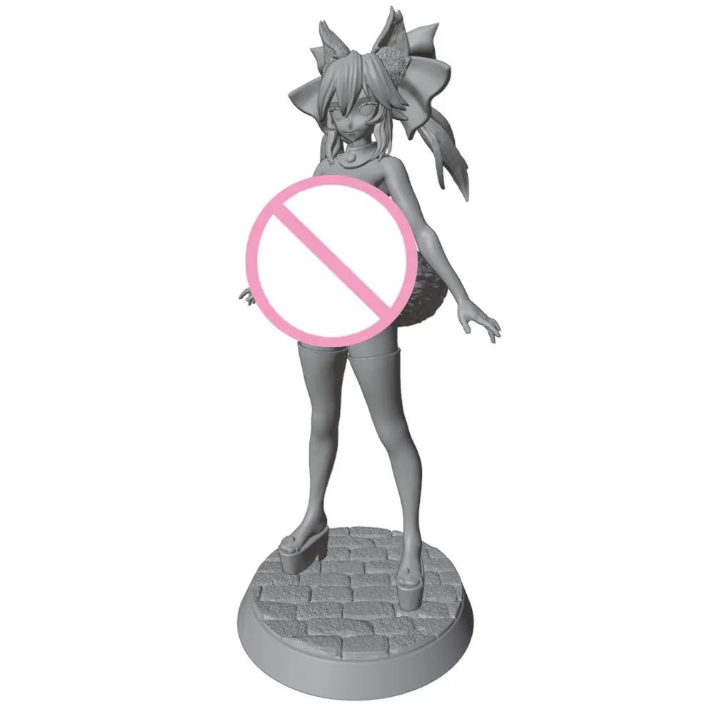 1/24 Fantasy Female Horns & Wings, Resin Model Figure Kit, Anime Theme, Unassembled and Unpainted