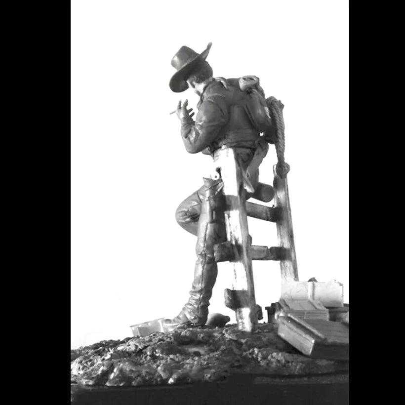 1/24 American Civil War Wild West Gunslinger, Resin Model Figure Kit, Unassembled and Unpainted