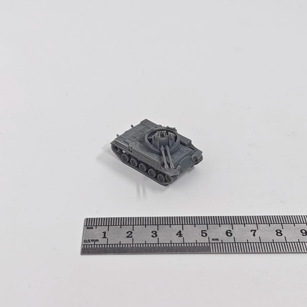1/144 Cold War M42 Duster Self-Propelled Anti-Aircraft Gun, Resin Model Vehicle Kit, Unassembled and Unpainted