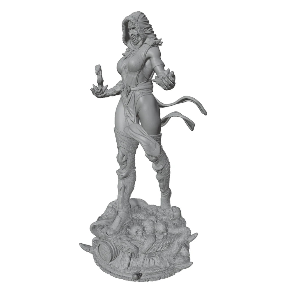 1/24 Armored Warrior, Resin Model Figure Kit, Anime Theme, Unassembled and Unpainted