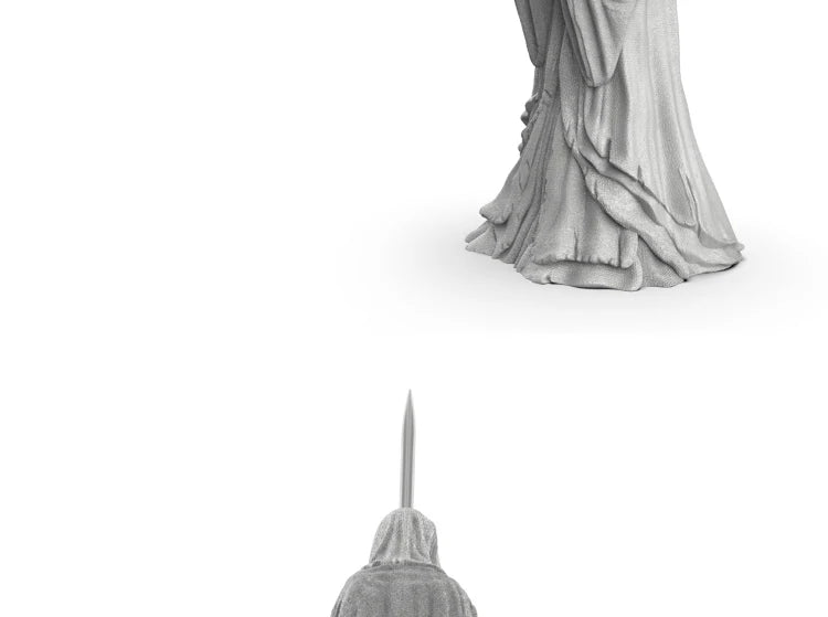 1/35 Wizard in Robes, Resin Model Figure Kit, Fantasy Theme, Unassembled and Unpainted