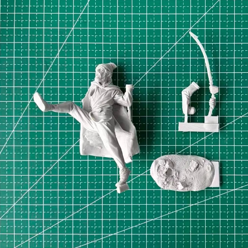 75mm Ancient Dacian Warriors, 3 Figures, Resin Model Figure Kit, Unassembled and Unpainted