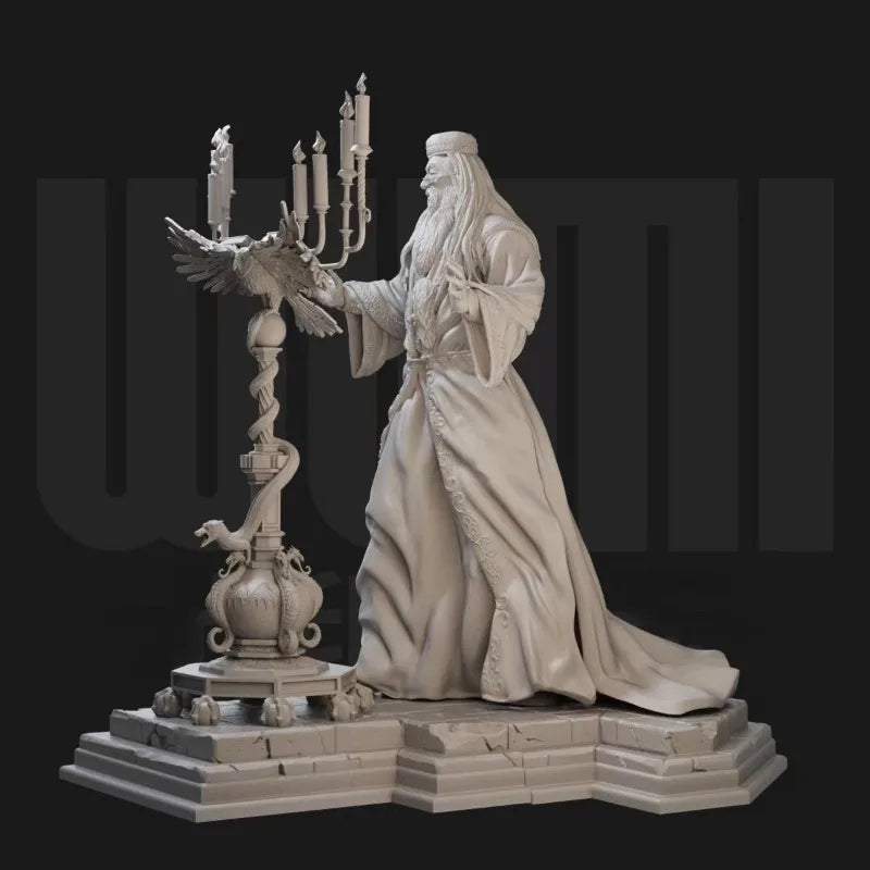1/24 Old Magician Wizard, Resin Model Figure Kit, Fantasy Theme, Unassembled and Unpainted