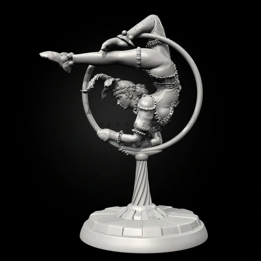 38mm Circus Performer, Resin Model Figure Kit, Historical Theme, Unassembled and Unpainted