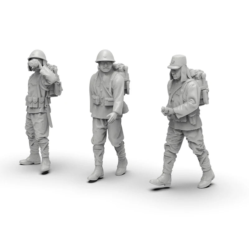 1/35 WWI British Infantry in Bayonet Attack, 25 Figures, Resin Model Figure Kit, Unassembled and Unpainted
