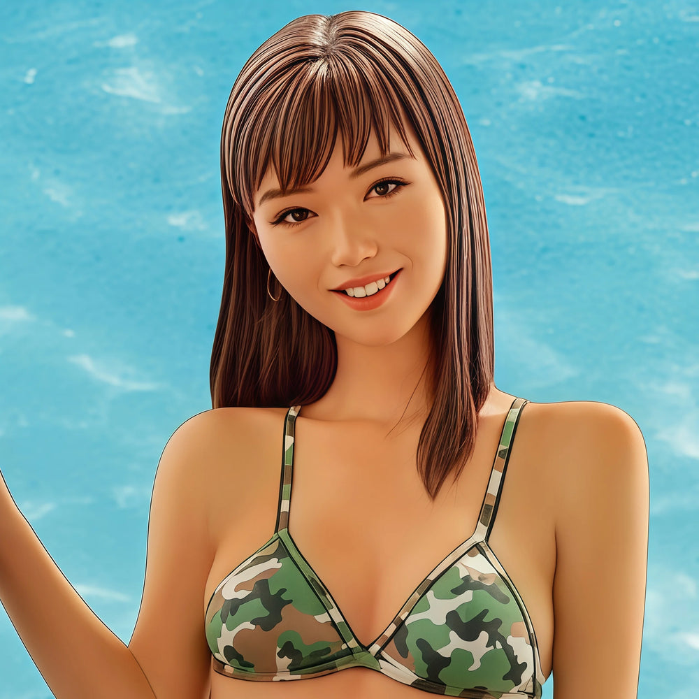 1/20 Swimsuit Girl, Resin Model Figure Kit, Unassembled and Unpainted
