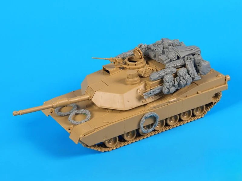 1/48 Modern M1A2 Abrams Tank Accessories Set, Resin Model Accessory Kit, Unpainted