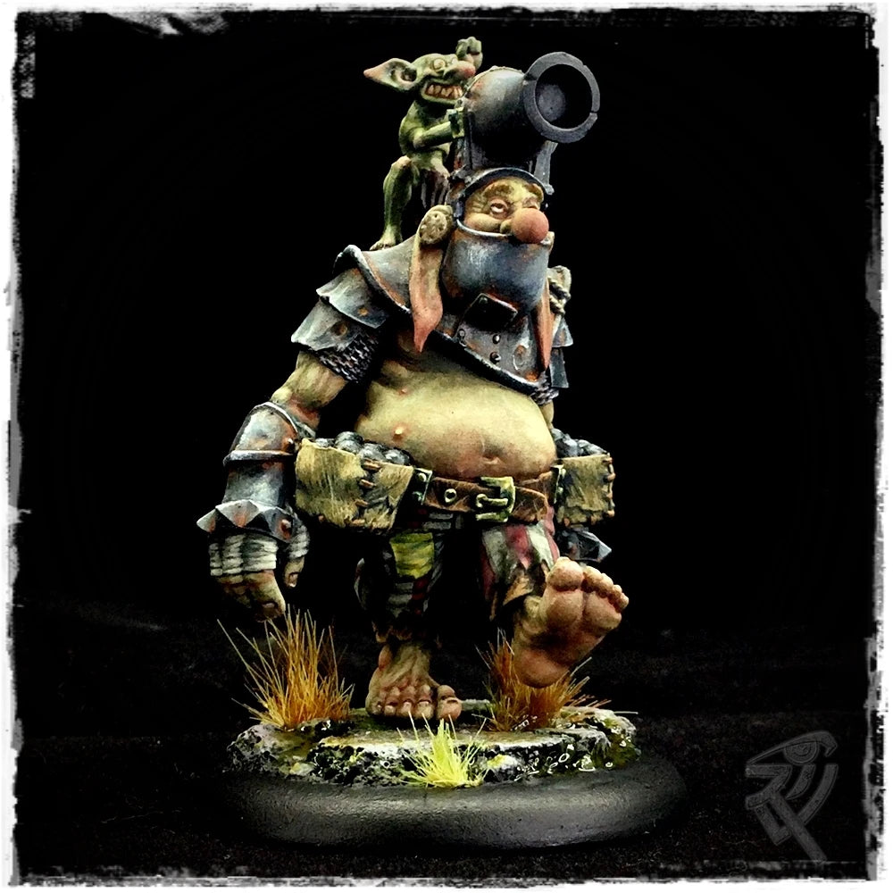 Ribald the Troll, Resin Model Figure Kit, Fantasy Theme, Unassembled and Unpainted