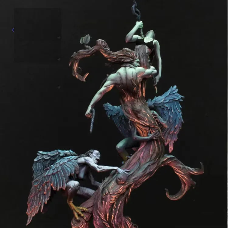 1/24 Demon Sorceress, Resin Model Figure Kit, Fantasy Theme, Unassembled and Unpainted