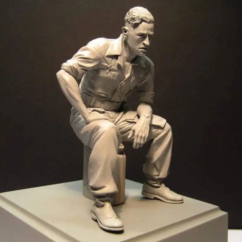1/16 WWI French Soldier, Resin Model Figure Kit, Unassembled and Unpainted