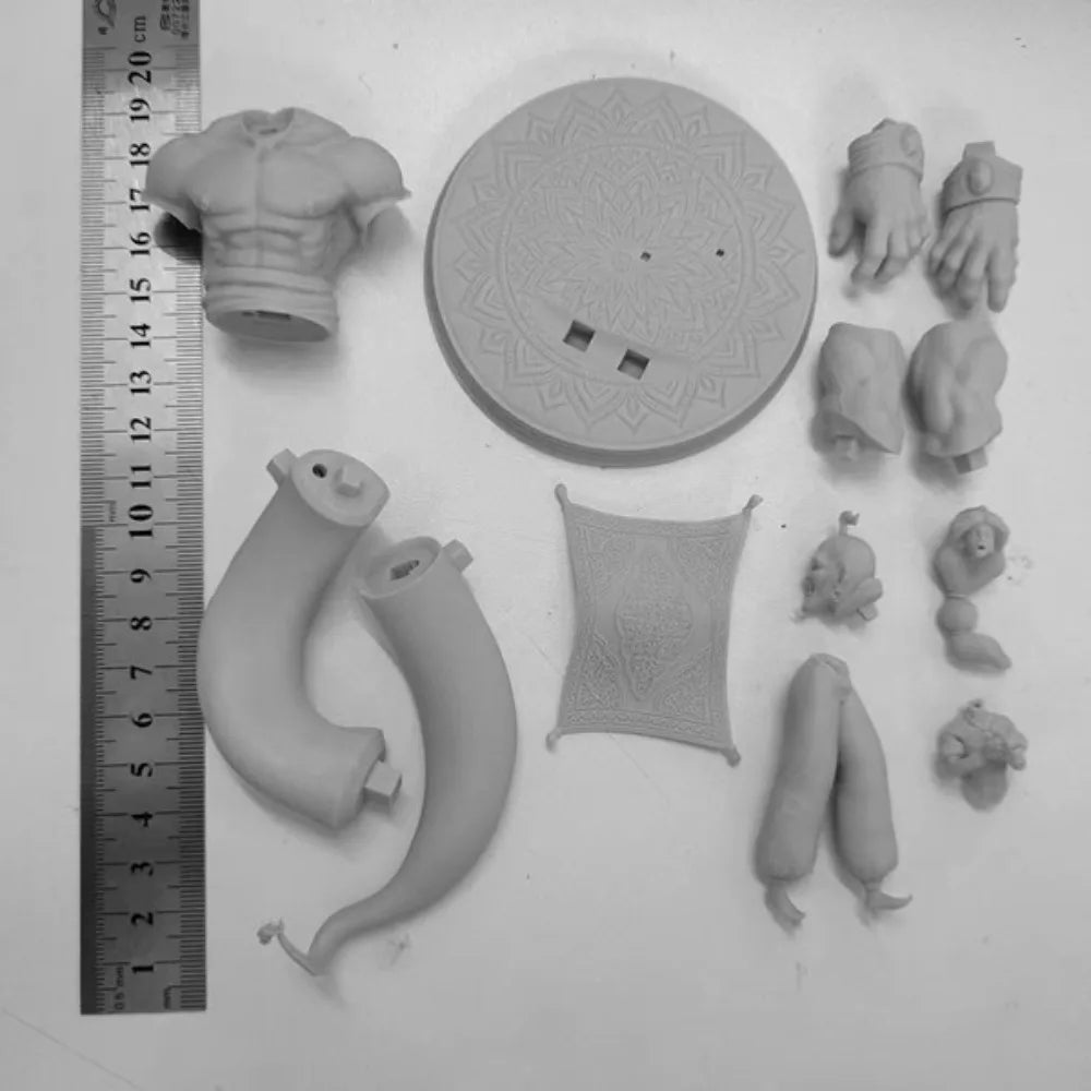 1/24 Adventurer Captured By Tentacle Creature, Resin Model Figure Kit, Fantasy Theme, Unassembled and Unpainted