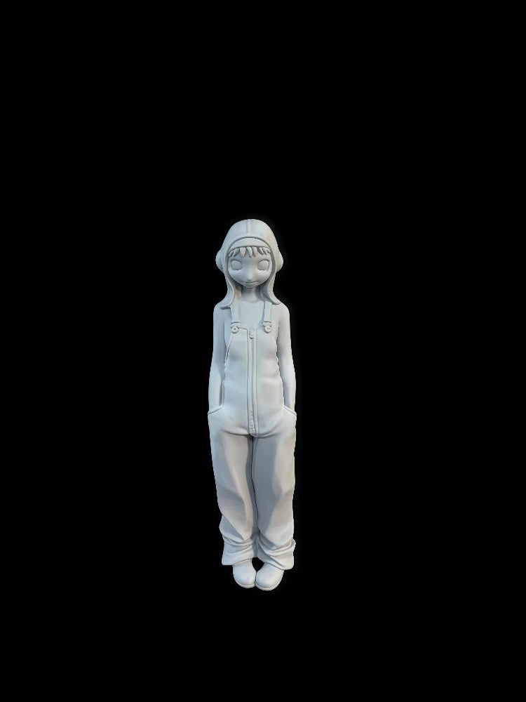 1/20 Modern Girl Mechanic, Resin Model Figure Kit, Historical Theme, Unassembled and Unpainted