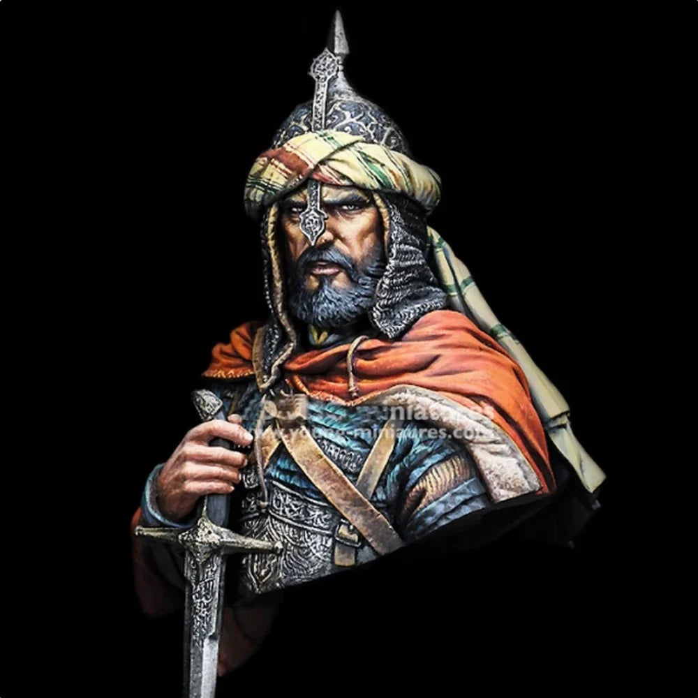 1/10 Arabian Knight, Resin Model Bust Kit, Fantasy Theme, Unassembled and Unpainted