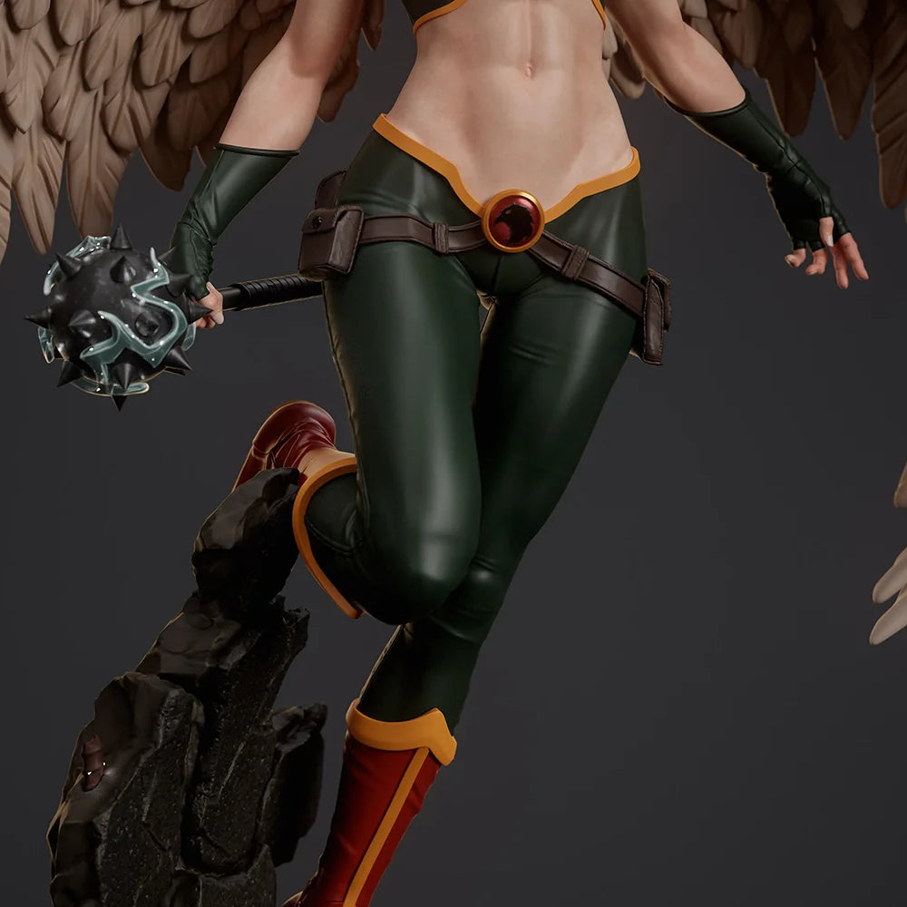 Winged Female Warrior, Resin Model Figure Kit, Fantasy Theme, Unassembled and Unpainted