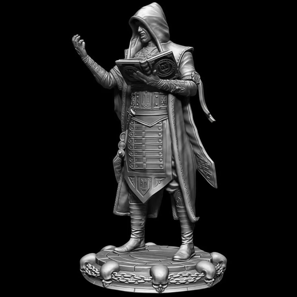1/22 Illusionist Wizard, Resin Model Figure Kit, Fantasy Theme, Unassembled and Unpainted