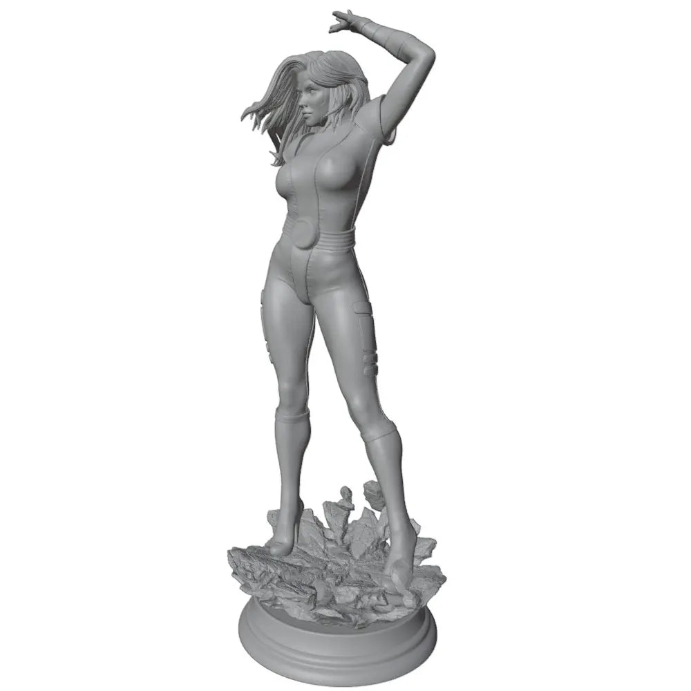 1/24 Superhero Female, Resin Model Figure Kit, Unassembled and Unpainted