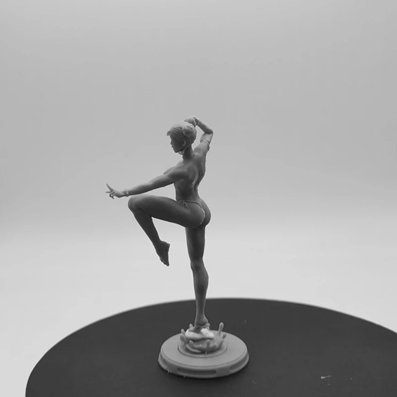1/24 Game Fighter Character, Resin Model Figure Kit, Anime Theme, Unassembled and Unpainted