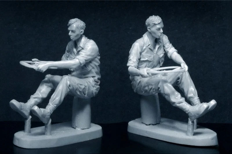 1/35 Vietnam War US Mech Mule Driver, Resin Model Figure Kit, Unassembled and Unpainted