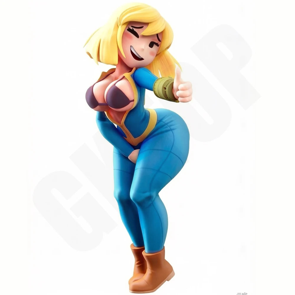 1/24 Pin-up Belle, Resin Model Figure Kit, Unassembled and Unpainted