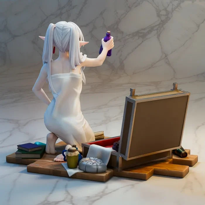 Girl Kneeling, Resin Model Figure Kit, Anime Theme, Unassembled and Unpainted