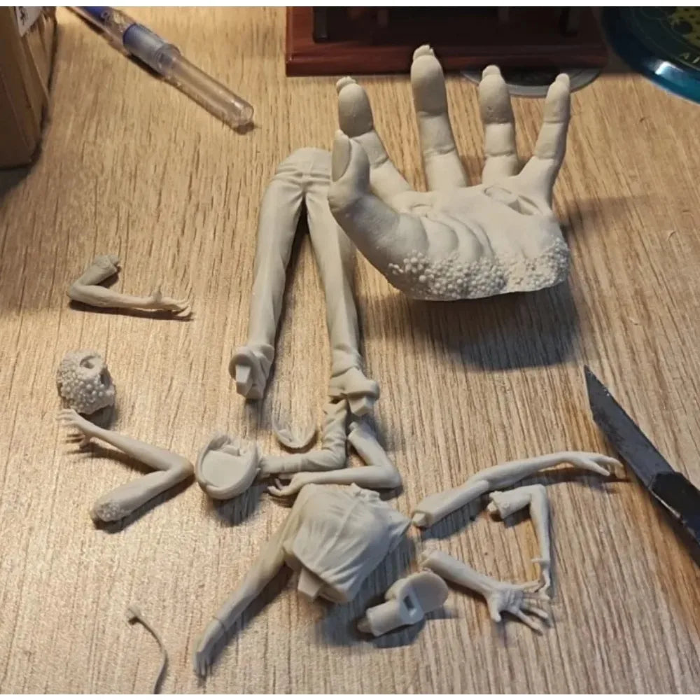 Dark Fantasy Ghost Demon, Resin Model Figure Kit, Fantasy Theme, Unassembled and Unpainted