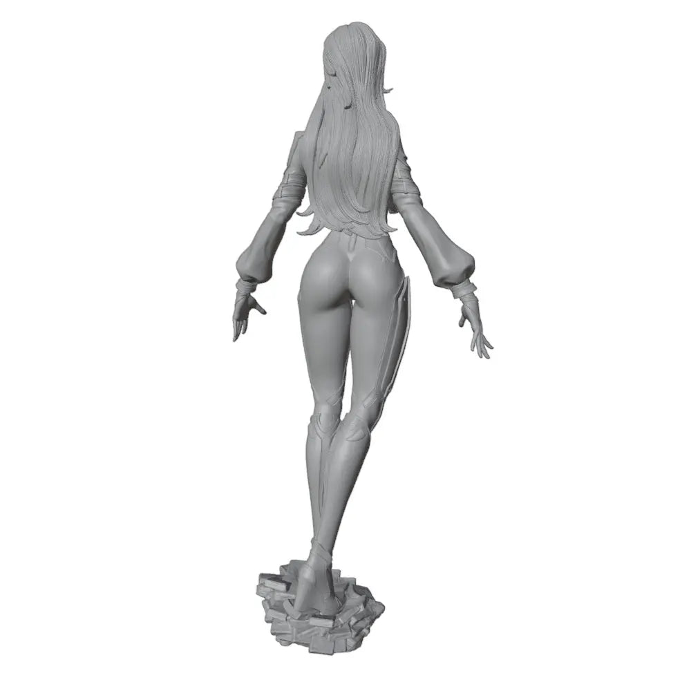 1/24 Futuristic Pin-up, Resin Model Figure Kit, Unassembled and Unpainted