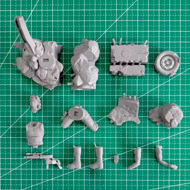 1/24 Modern Snake Plissken Action, Resin Model Figure Kit, Unassembled and Unpainted