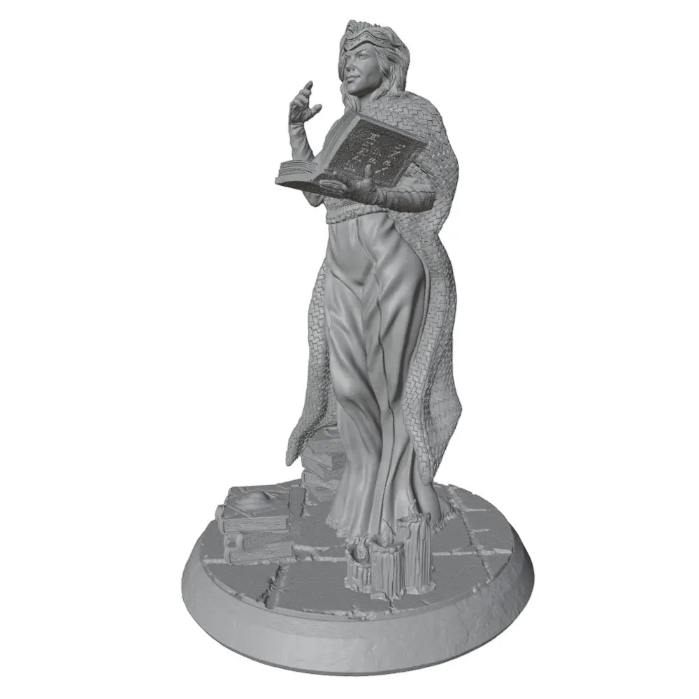 75mm Fantasy Enchantress, Resin Model Figure Kit, Unassembled and Unpainted