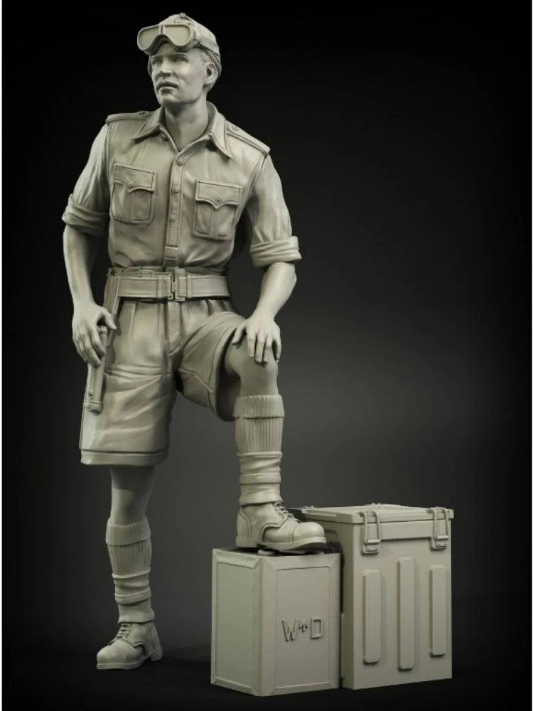 1/35 WWII British, Resin Model Figure Kit, Unassembled and Unpainted