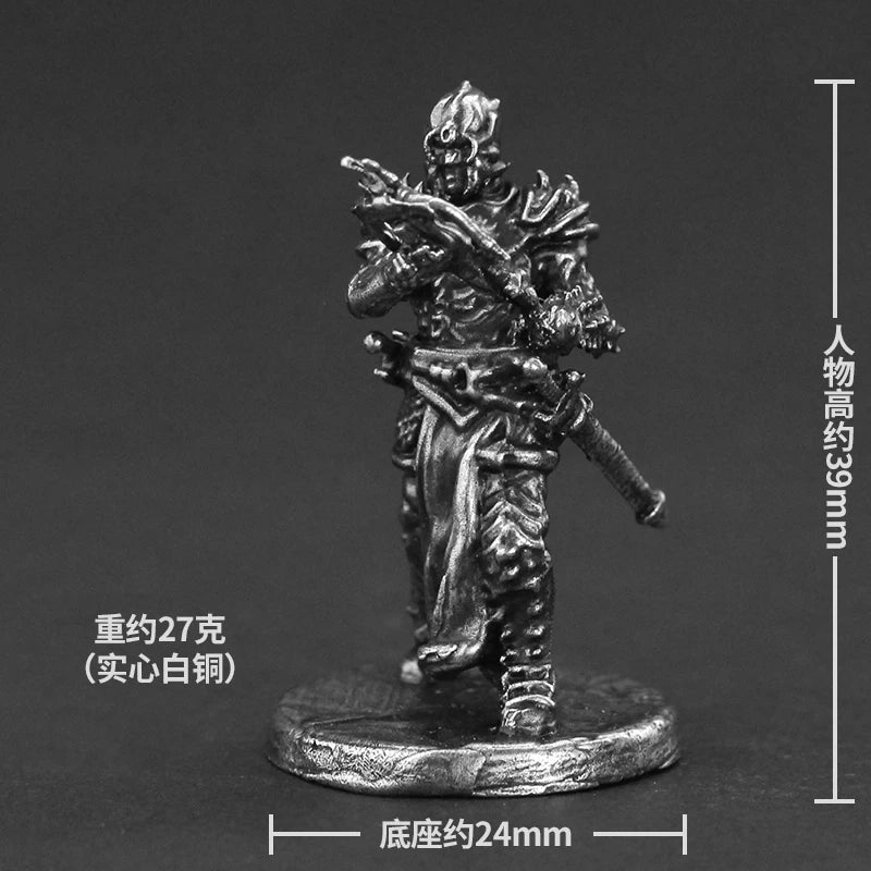 32mm Black Dragon Warriors, 9 Figures, Resin Model Figure Kit, Fantasy Theme, Unassembled and Unpainted