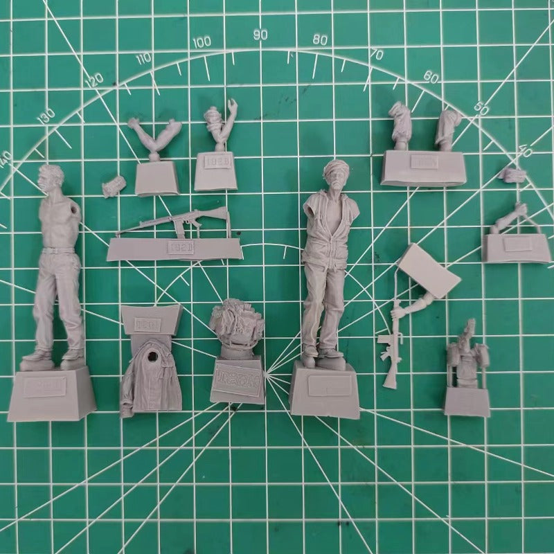 1/35 Modern British SAS Warriors Oman 1971, 2 Figures, Resin Model Figure Kit, Unassembled and Unpainted