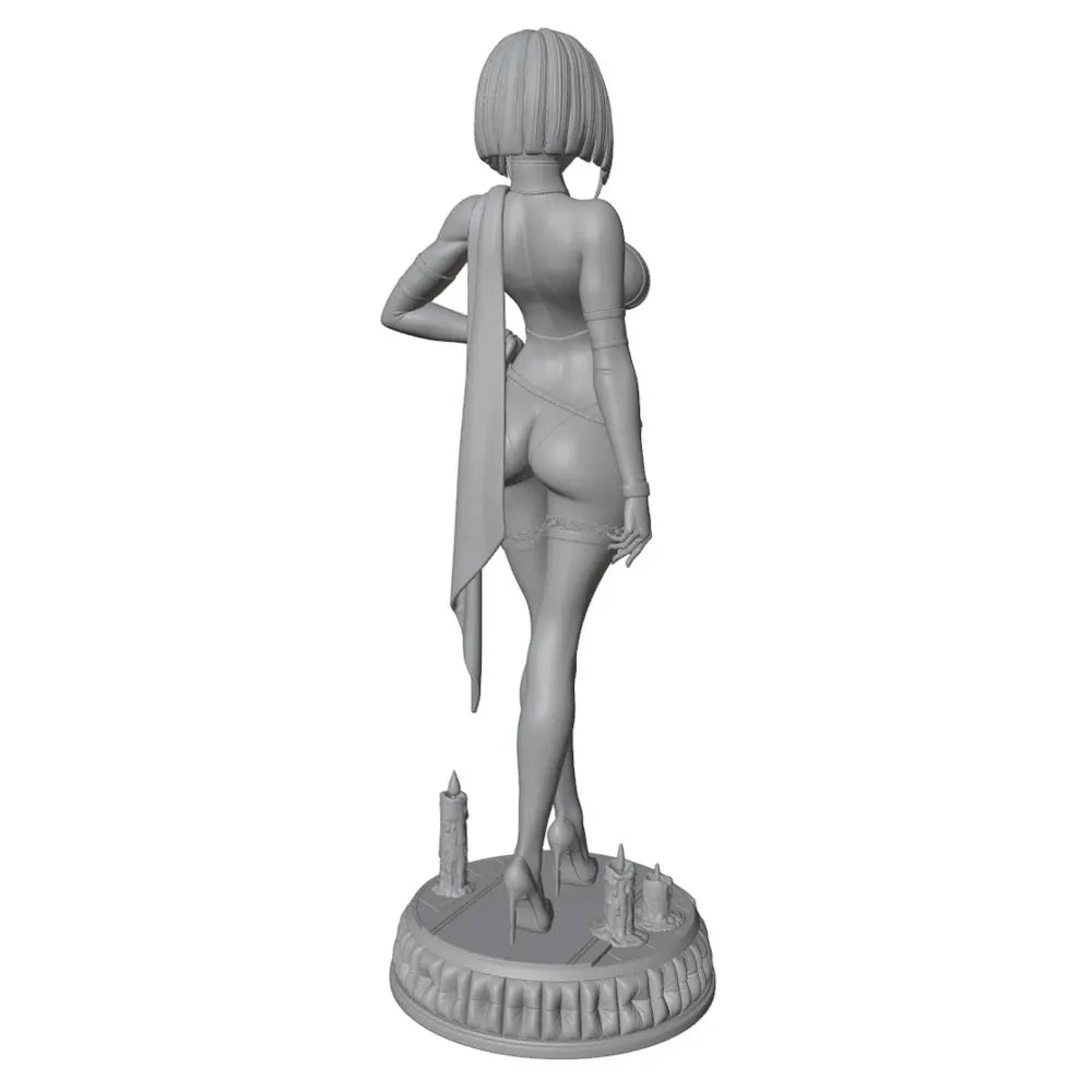 1/24 Blonde Female, Resin Model Figure Kit, Unassembled and Unpainted