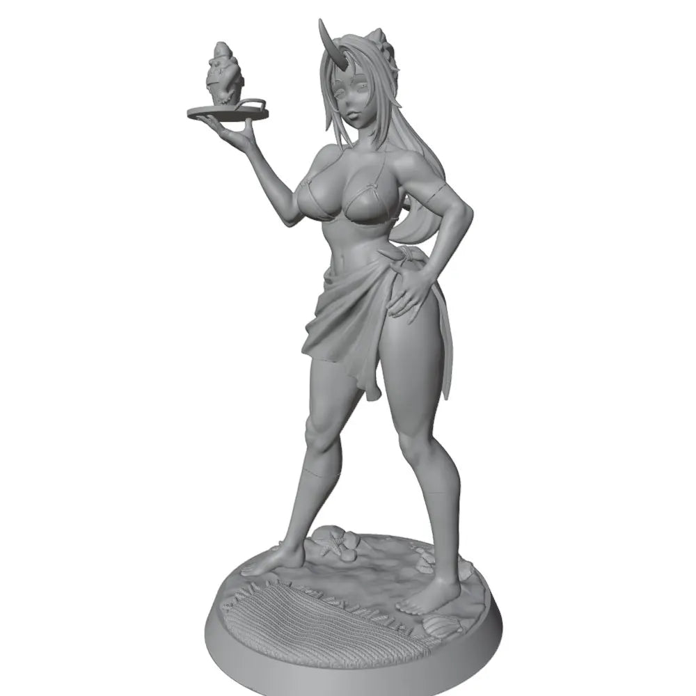 1/24 Fantasy Female Pinup, Resin Model Figure Kit, Unassembled and Unpainted