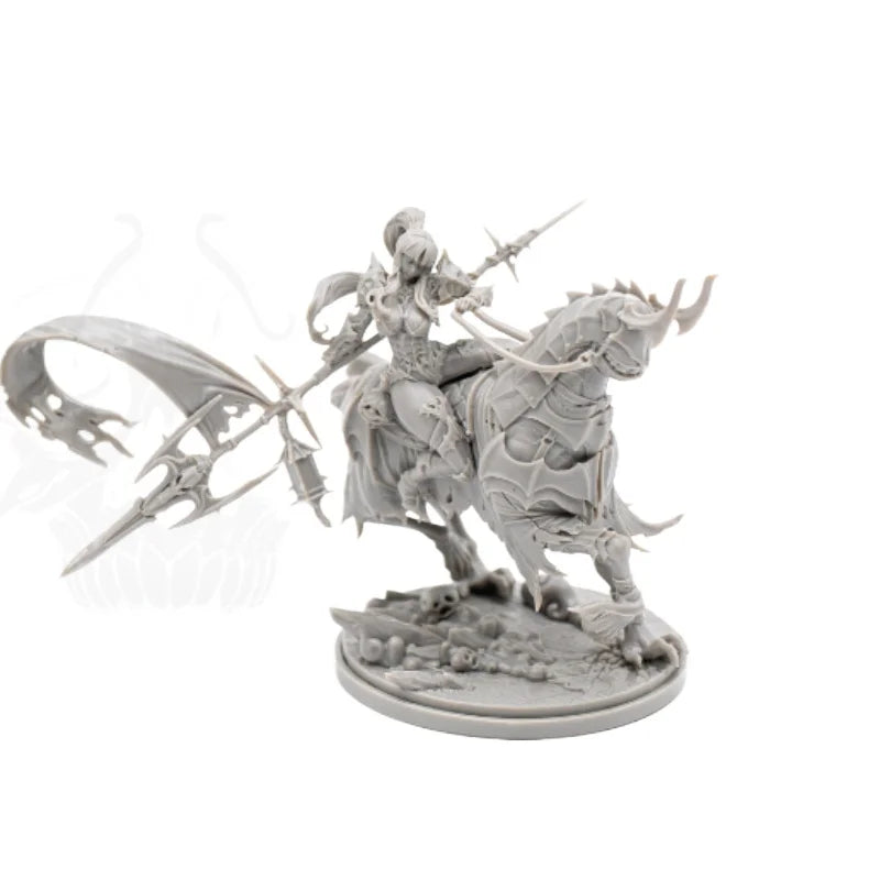 50mm Medieval Ashbloom of Dedheim, Resin Model Figure Kit, Unassembled and Unpainted