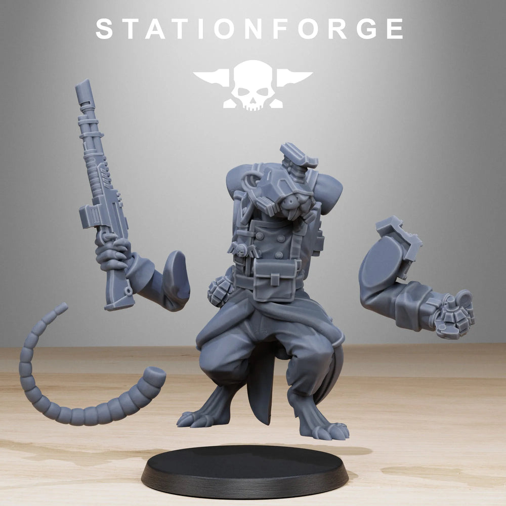 28mm Chaos Daemons & Cultists Set, 10 Figures, Resin Model Figure Kit, Fantasy Theme, Unassembled and Unpainted
