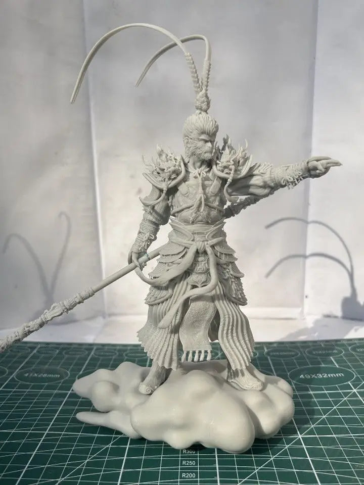 210mm Sun Wukong Monkey King, Resin Model Figure Kit, Mythology Theme, Unassembled and Unpainted