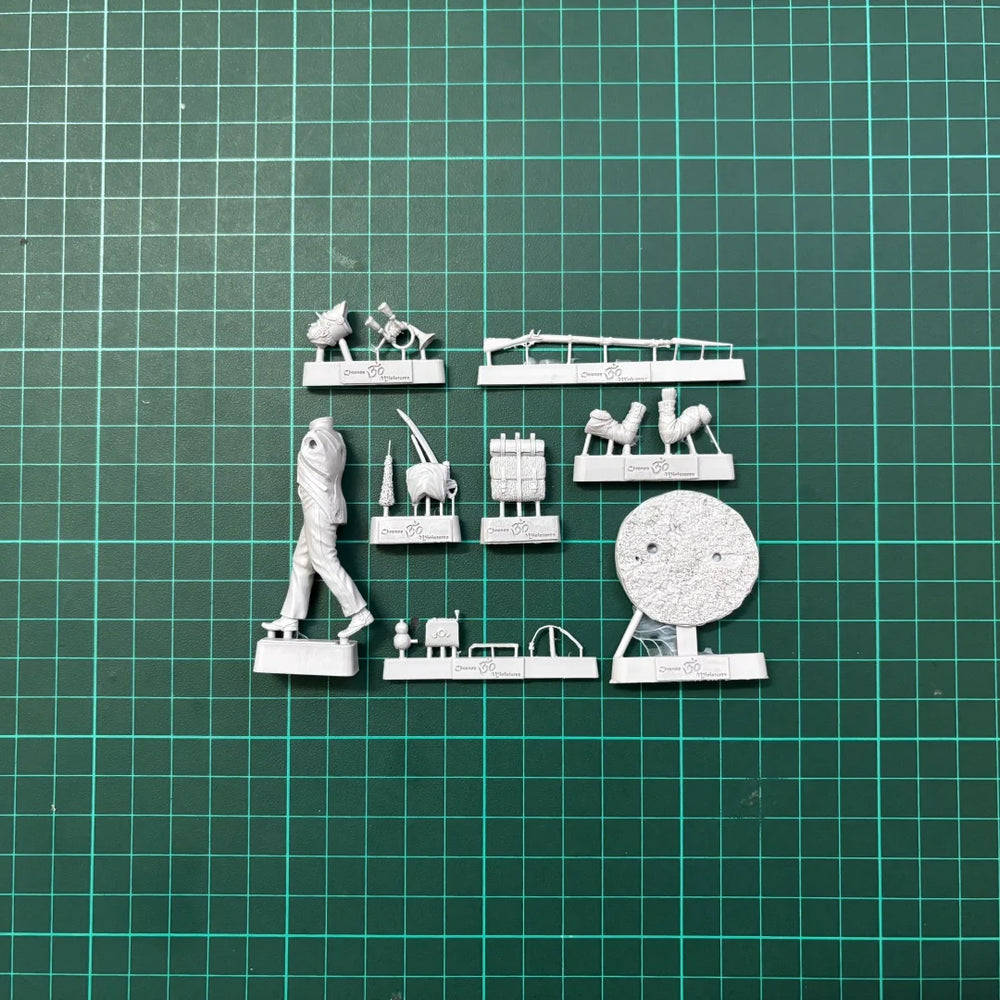 54mm Cold War Portuguese Legion Infantry, Resin Model Figure Kit, Unassembled and Unpainted