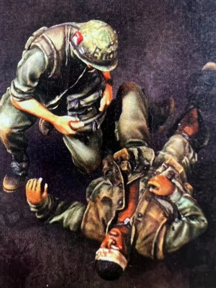 1/35 Modern US Military Rescue, 2 Figures, Resin Model Figure Kit, Unassembled and Unpainted
