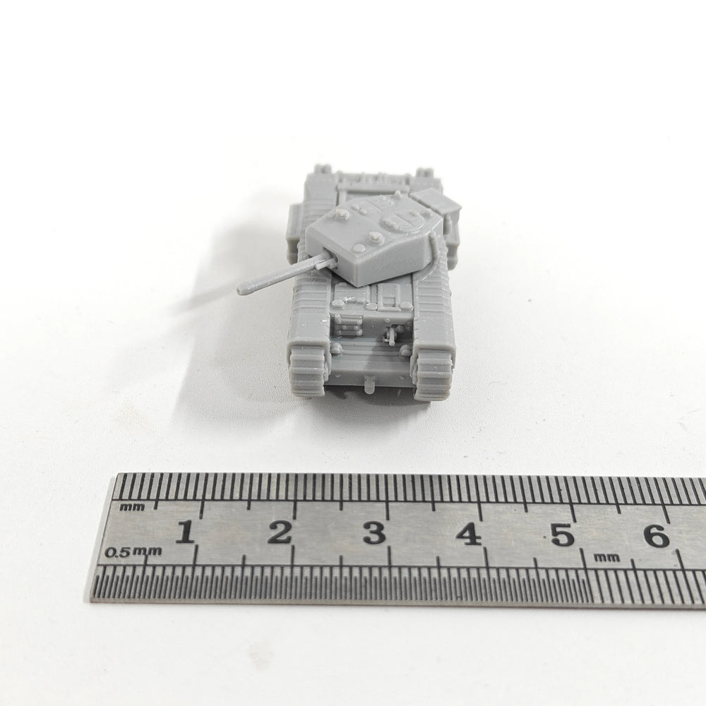 1/144 WWII British Churchill III Tank, Resin Model Vehicle Kit, Unassembled and Unpainted