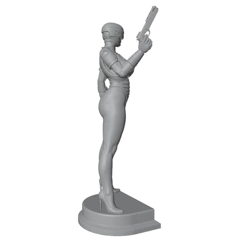 Sci-Fi Female Soldier — 75mm Resin Figure
