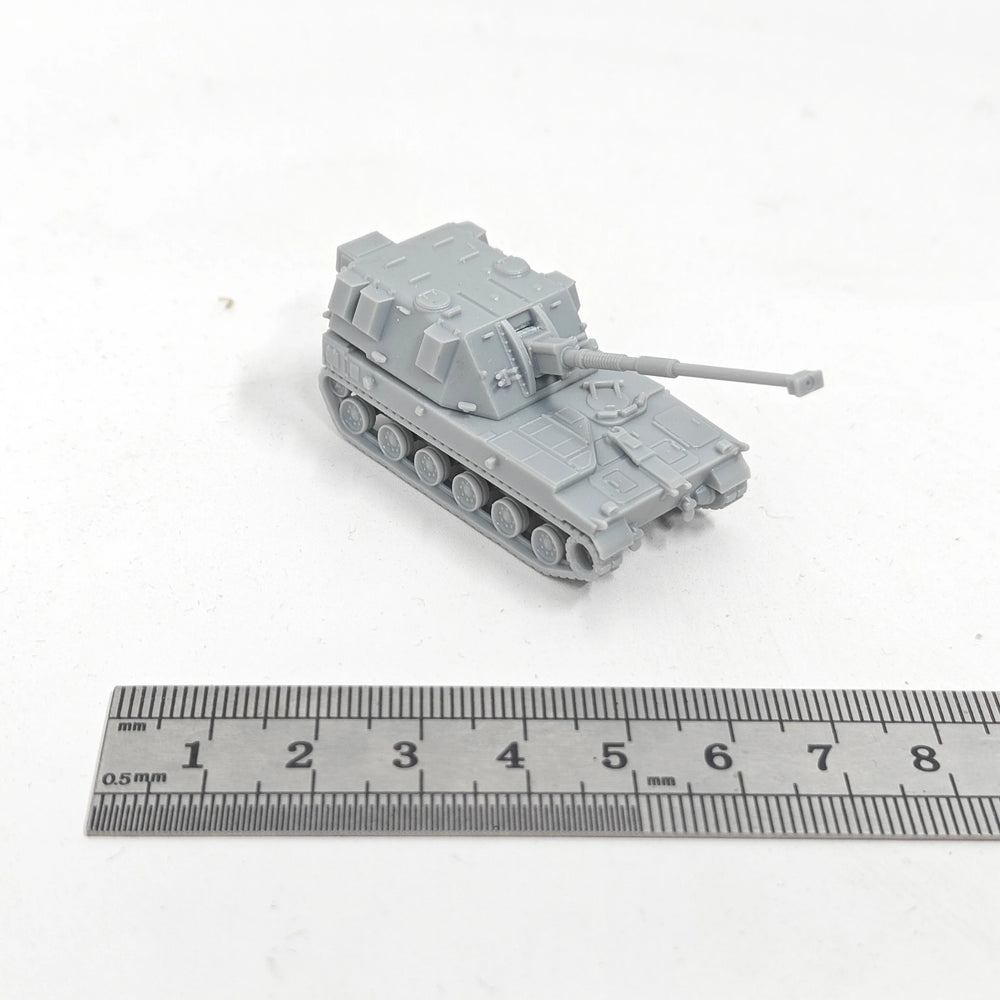 1/144 Modern AHS Krab 155mm Howitzer, Resin Model Vehicle Kit, Unassembled and Unpainted
