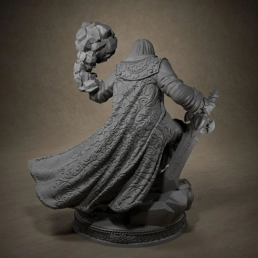 70mm Wizard Dorian, Resin Model Figure Kit, Fantasy Theme, Unassembled and Unpainted