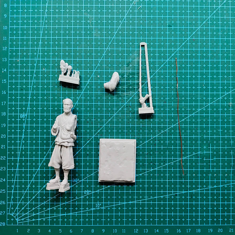 1/24 Historical Musician, Resin Model Figure Kit, Historical Theme, Unassembled and Unpainted