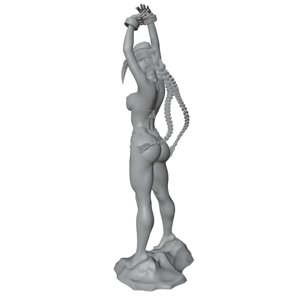 75mm Pin-up Posed Female, Resin Model Figure Kit, Unassembled and Unpainted