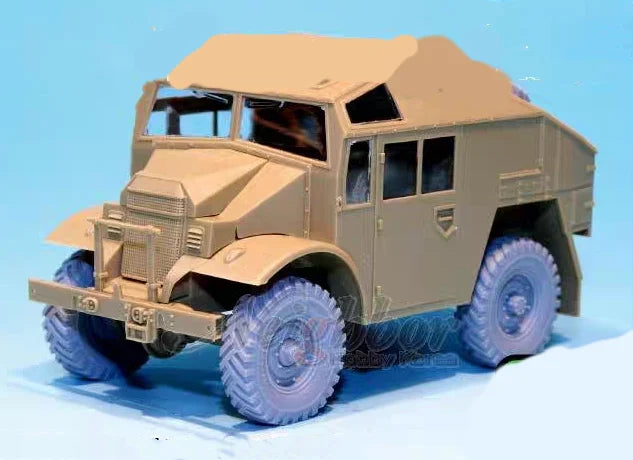 1/35 WWII Allied QUAD Gun Tractor, Resin Model Vehicle Kit, Unassembled and Unpainted