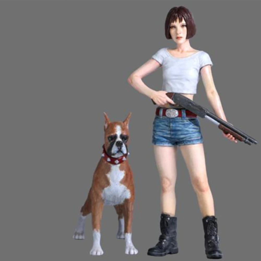 1/24 Modern Female Operator, 2 Figures, Resin Model Figure Kit, Unassembled and Unpainted